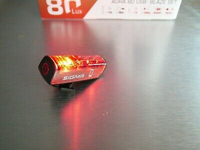 BELEUCHTUNGSSET SIGMA AURA 80 LUX BREMSLICHT USB